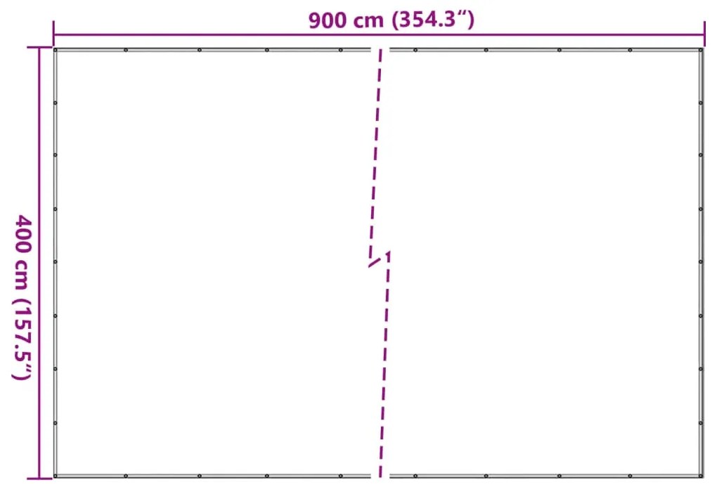 vidaXL Δίχτυ Συγκράτησης Φορτίου Μαύρο 4 x 9 μ. από HDPE