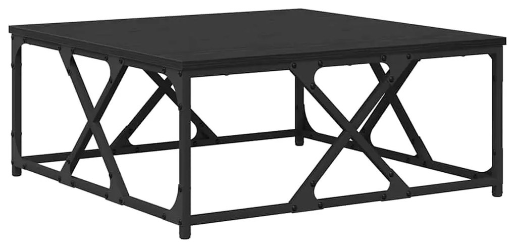 vidaXL Τραπεζάκι σαλονιού Μαύρη Οξυά 70 x 70 x 30 cm