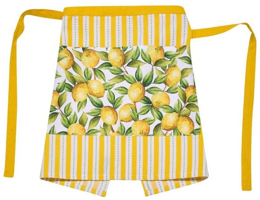 Ποδιά Κουζίνας Cucinare 252 Yellow-Green Kentia 100% Βαμβάκι