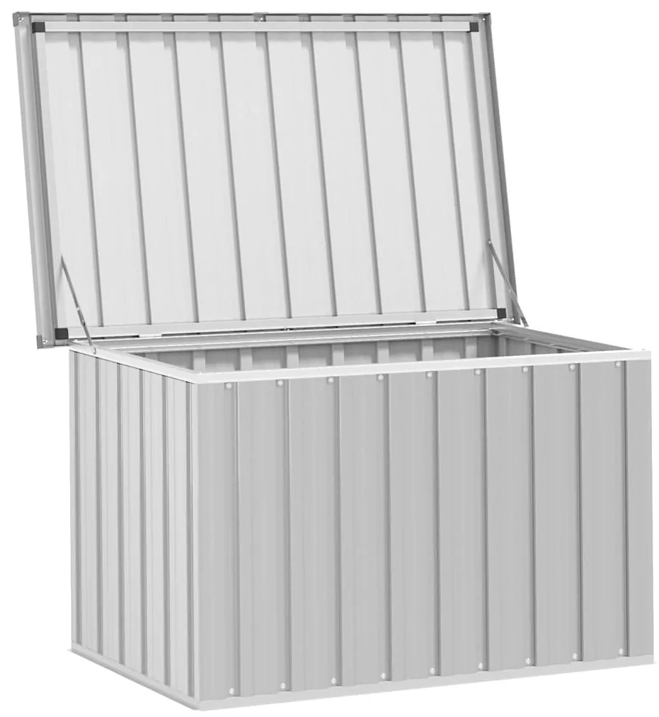 vidaXL Μπαούλο Αποθήκευσης Κήπου Γκρι 109 x 67 x 65 εκ.
