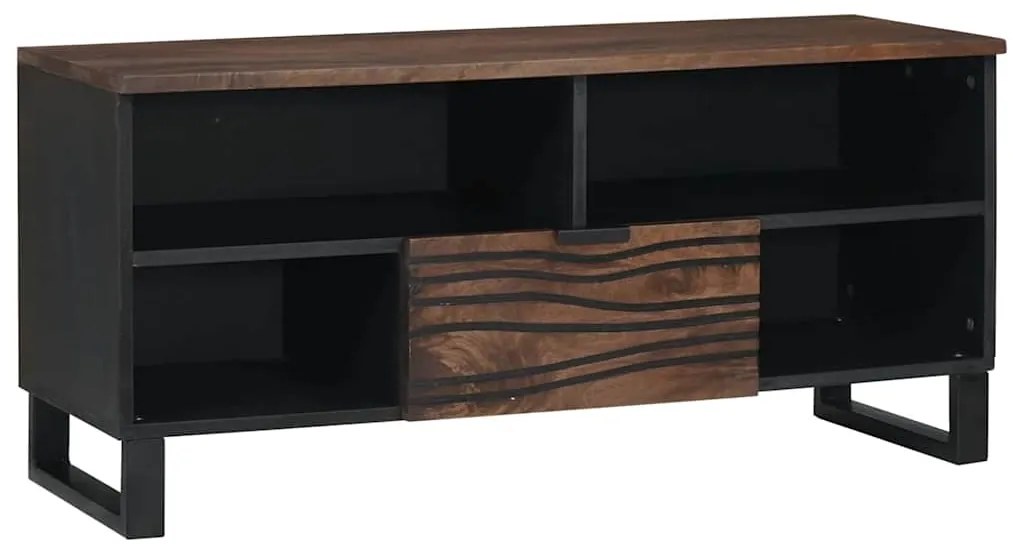 vidaXL Ντουλάπι Τηλεόρασης Καφέ 105 x 33 x 46 εκ. Μασίφ ξύλο μάνγκο