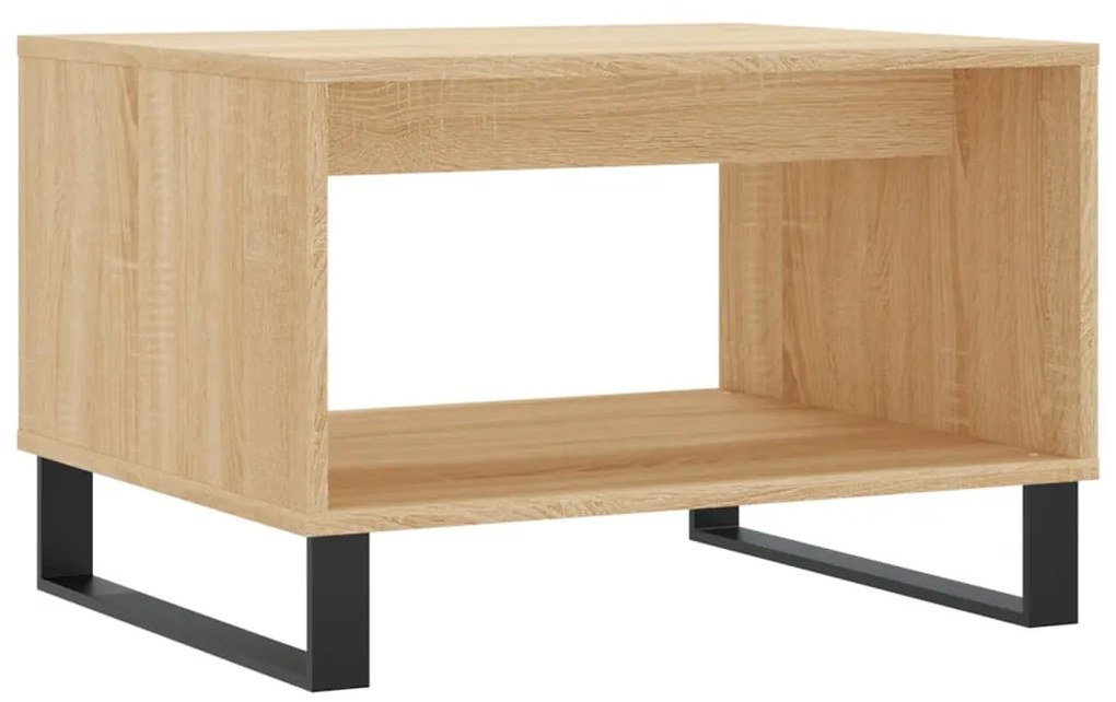 vidaXL Τραπεζάκι Σαλονιού Sonoma Δρυς 60x50x40 εκ. από Επεξεργ. Ξύλο