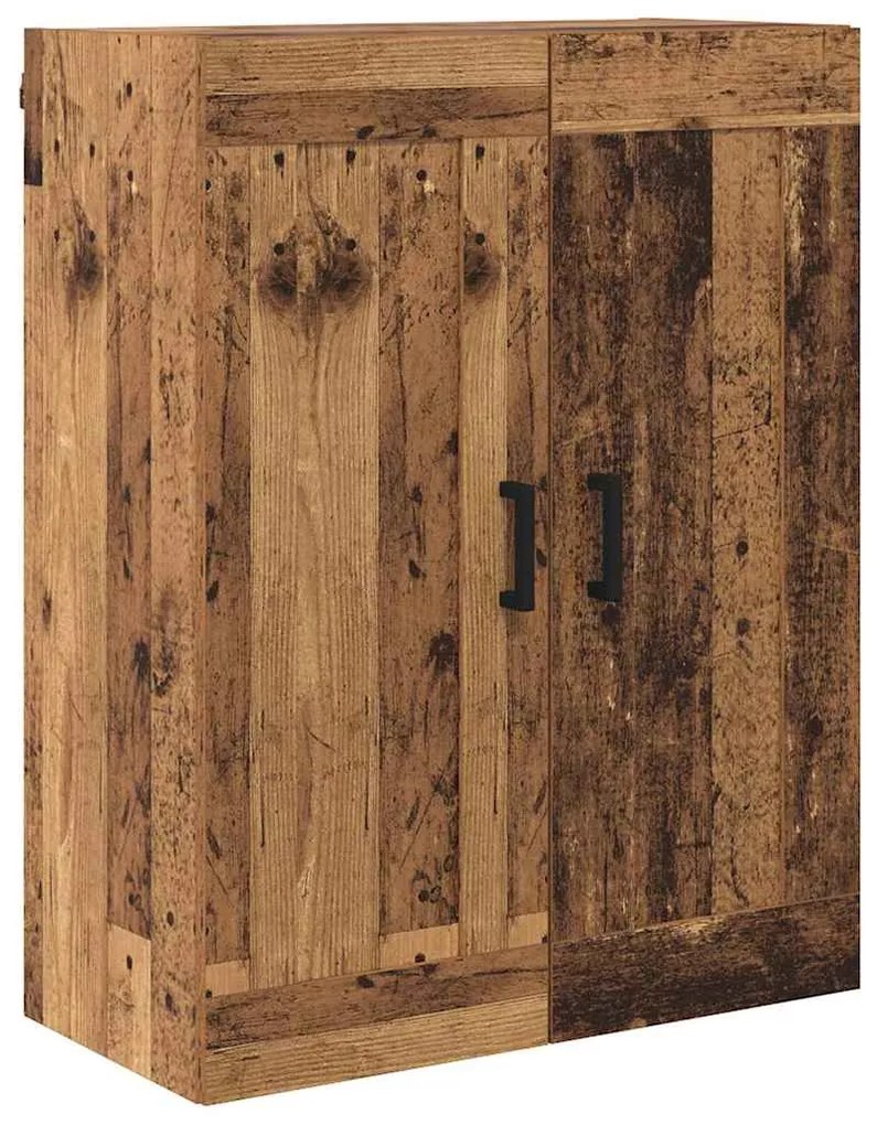 vidaXL Highboard με συρτάρι 2 pcs Παλιό Ξύλο Επεξεργασμένο ξύλο