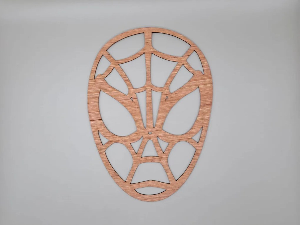 Intra απο ξύλο plywood 3mm-4mm πάχος - Μάσκα Spider Man Decor Halloween Δίασταση 30x30 cm Intraeaxys-r7vmlql7