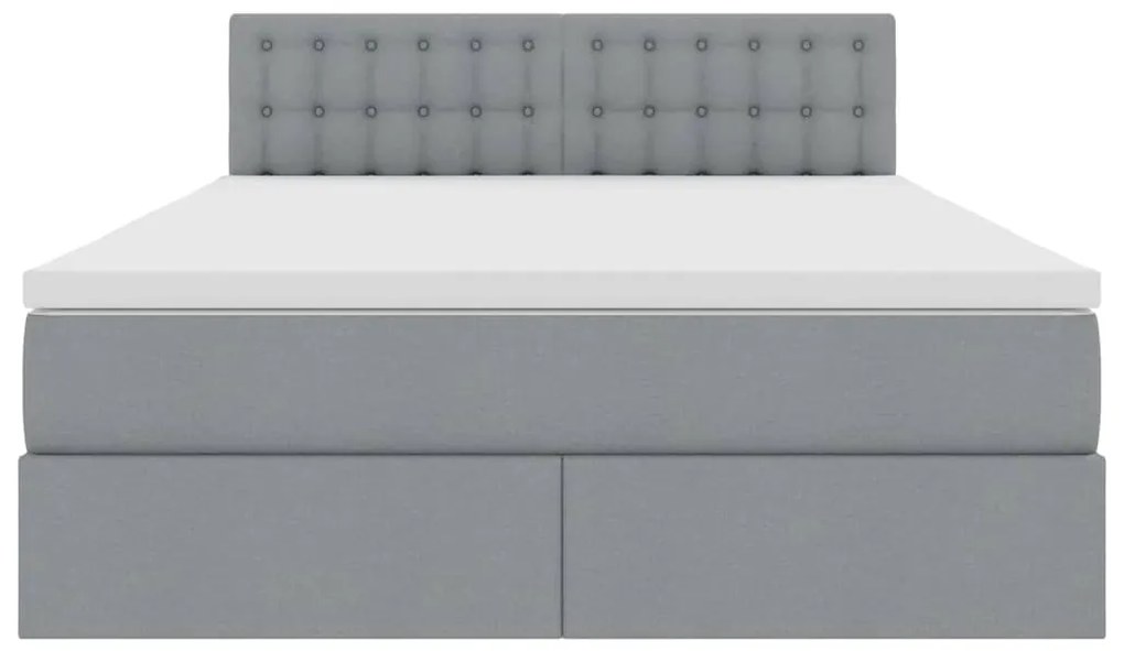 vidaXL Κρεβάτι με αποθηκευτικό χώρο και στρώμα με στρώμα 140 x 200 cm