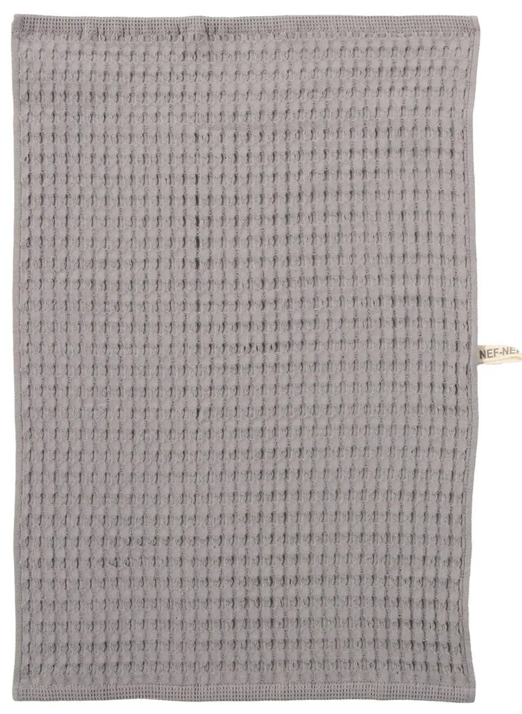Ποτηρόπανο Πικέ (45x68) Nef-Nef Homeware Wafflow Γκρι