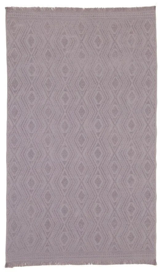 Πετσέτα Θαλάσσης Cuba Light Grey Melinen Θαλάσσης 90x180cm 100% Βαμβάκι