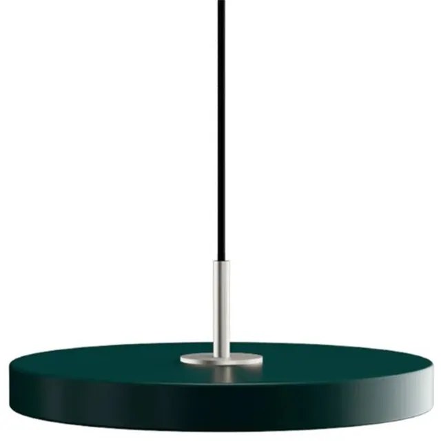 Φωτιστικό Οροφής Asteria Plus Mini Steel 2290C4174 Φ31x10.5cm Led 1200lm 18W 2400-3000k Forest Green Umage