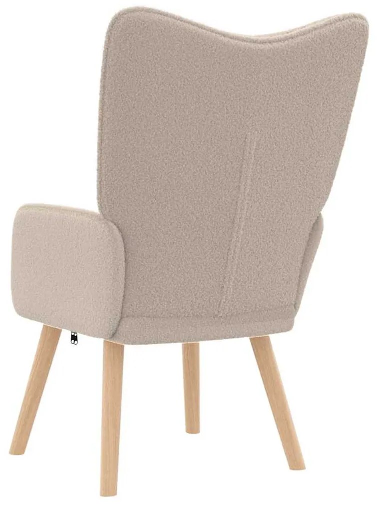 vidaXL Χαλαρωτική Πολυθρόνα Ανοιχτό γκρι 62 x 67 x 95.5 εκ ύφασμα