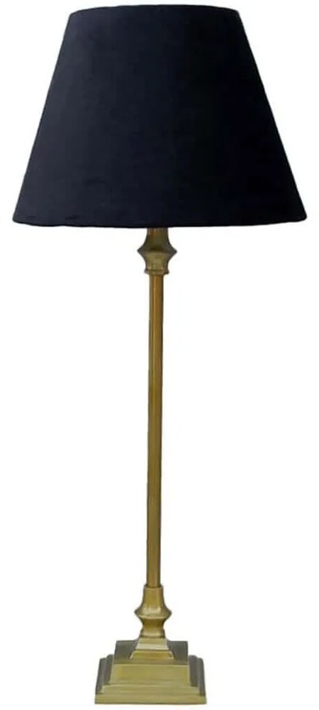 Φωτιστικό Επιτραπέζιο Remy 028231 10x10x57cm Ε27 40W Black-Gold