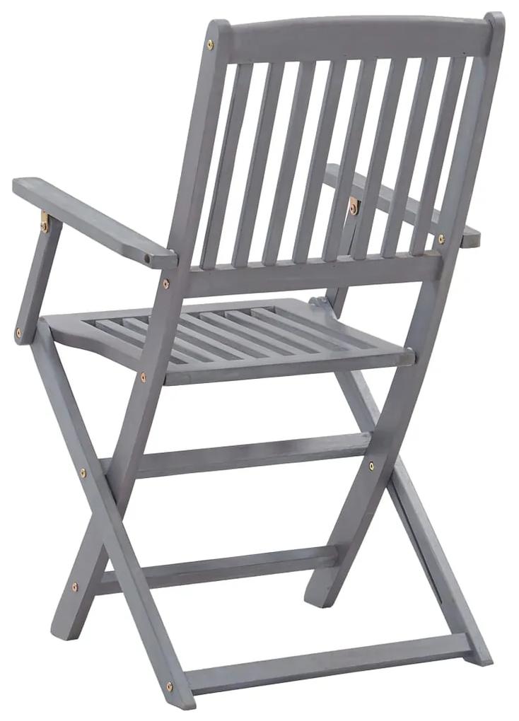 vidaXL Καρέκλες Εξωτ. Χώρου Πτυσσόμενες 6 τεμ. από Μασίφ Ξύλο Ακακίας