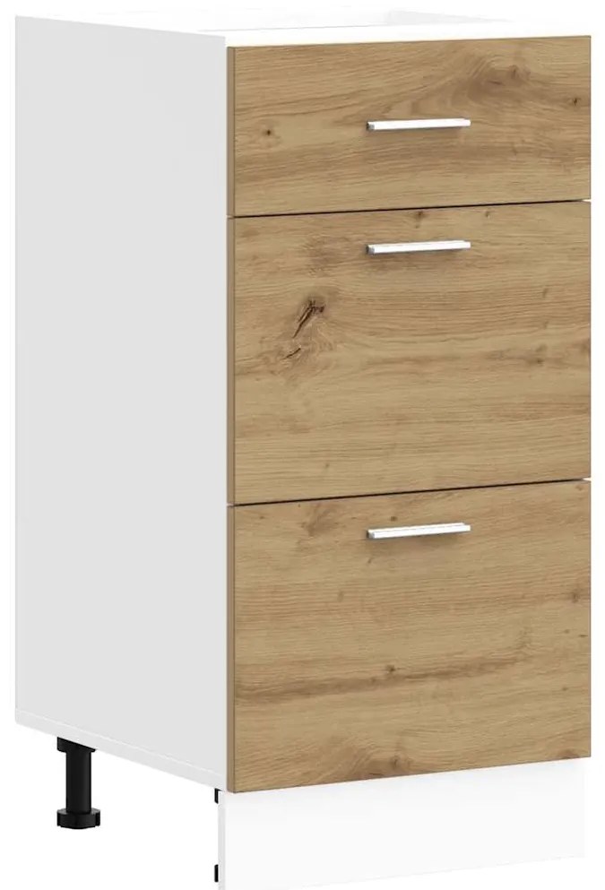 Κάτω ντουλάπι Artisan Oak 40x46x81,5 cm Κατασκευασμένο ξύλο - Καφέ