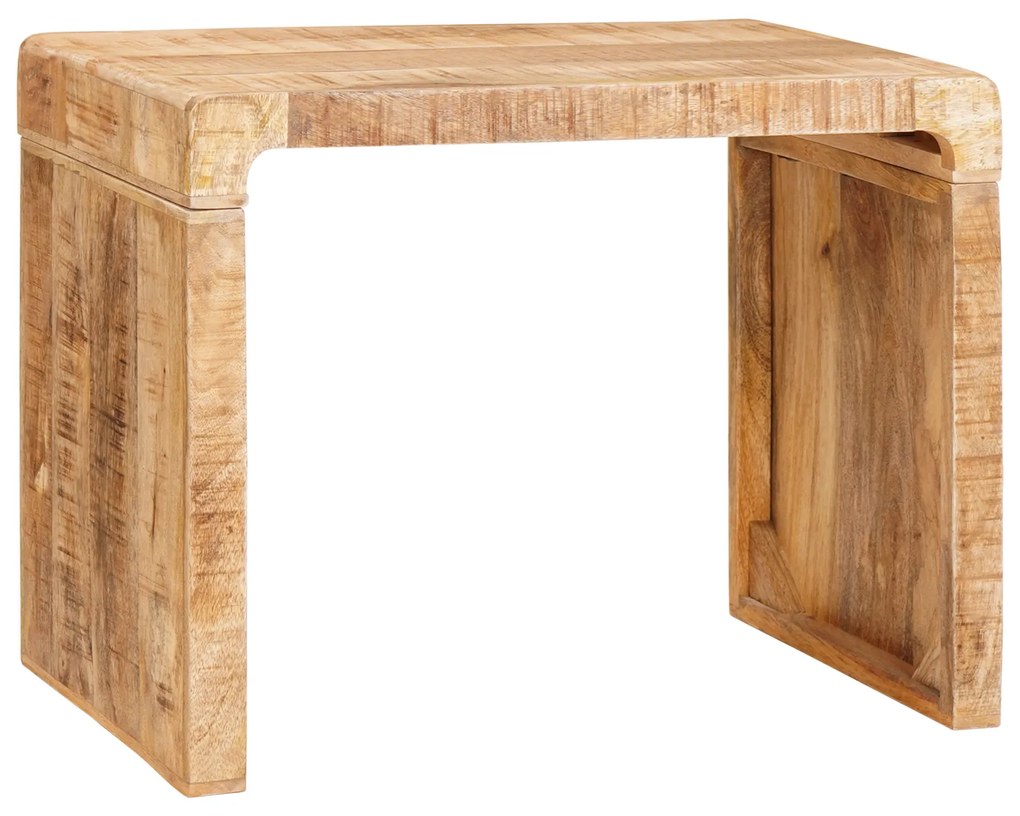 vidaXL End Table Καστανό 60 x 35 x 46 εκ Σαγκουίνι ξύλο