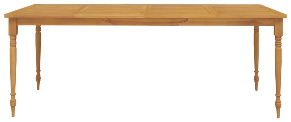 vidaXL Τραπέζι Batavia 200 x 100 x 75 εκ. από Μασίφ Ξύλο Teak