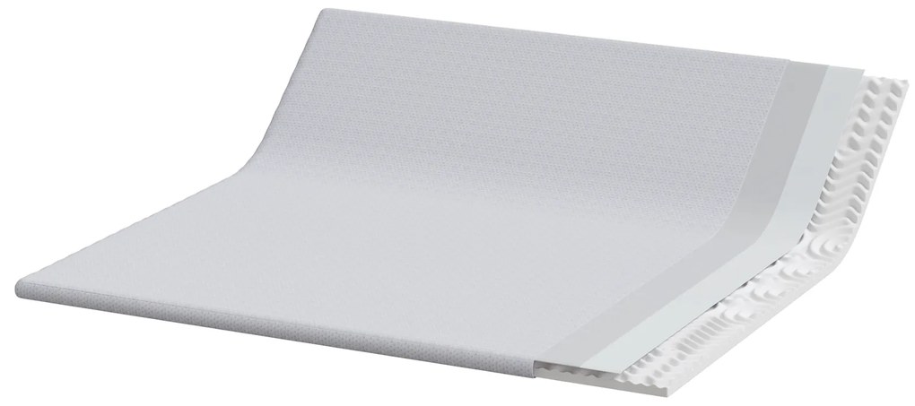 vidaXL Στρώματα Λευκό 180 x 200 cm 100% ύφασμα πολυεστέρα με τζακάρ