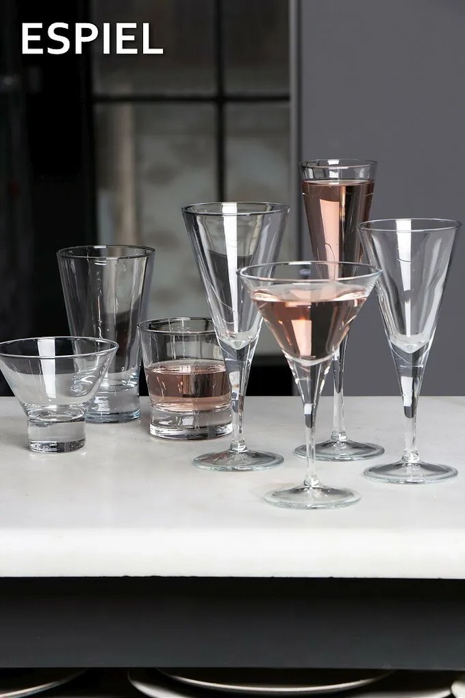 V-LINE MARTINI GLASS 250CC 10.9x17.7EK P/396 GB6.OB12. (smA) ΣΕΤ 6 τμχ - Espiel