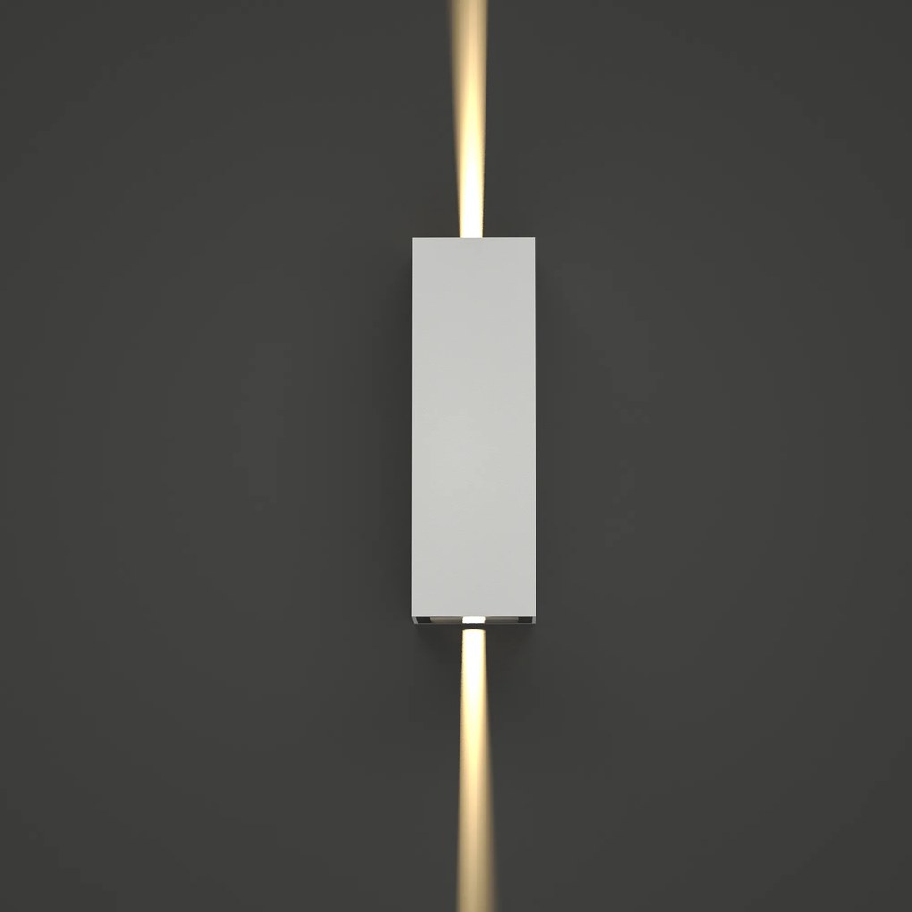 Φωτιστικό τοίχου Lanier LED 5W 3000K Outdoor Up-Down Adjustable Wall Lamp Grey D:12cmx4.1cm (80201031) - 80201031 - 1.5W - 20W - 80201031