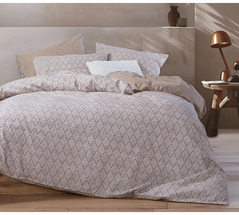 Σετ Σεντόνια Φανελένια Μονά 160x260 Torredo Beige 5205495591193