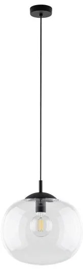 Κρεμαστό Φωτιστικό Οροφής 30cm E27 15W IP20 Vibe TK Lighting-4817-Διάφανο 4817