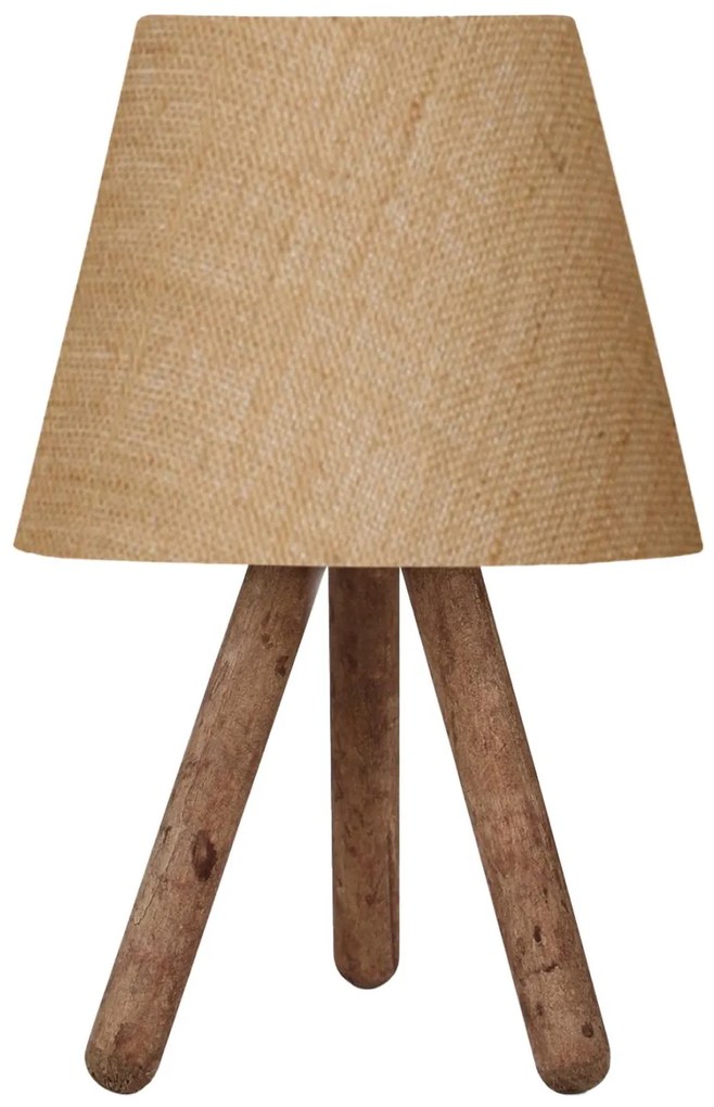 Table lamp beige - brown 22x22x32 cm 22x22x32 εκ.