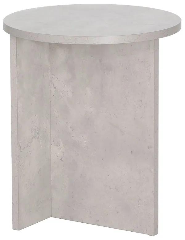 Βοηθητικό τραπέζι Camila pakoworld cement Φ40x48εκ - Μελαμίνη - 225-000021