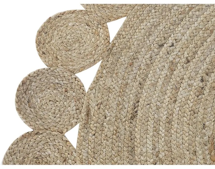 Χαλί DKD Home Decor 200 x 200 x 1 cm Φυσικό Καφέ πολυεστέρας Γιούτα
