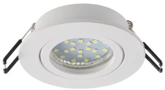 Φωτιστικό Χωνευτό Σπαστό Μπάνιου GU10 10W IP44 Spotlight-6773-Λευκό 6773