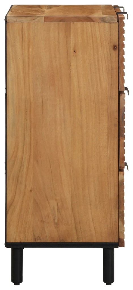 vidaXL Ντουλάπες 2 τεμάχια Καφέ 60x33x75 cm Μασίφ ξύλο ακακίας