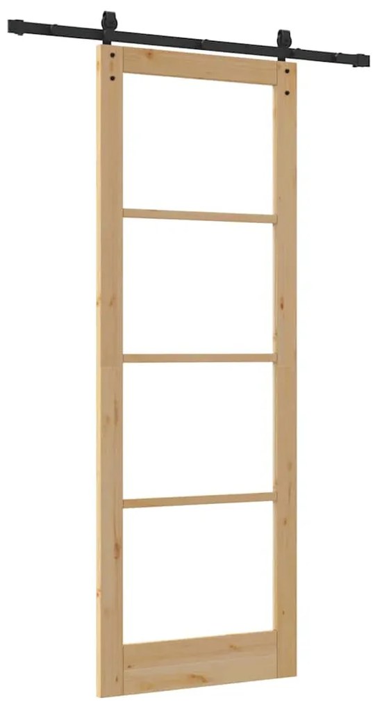 vidaXL Συρόμενη Πόρτα ORKDAL Φυσικό 83 x 232 εκ.