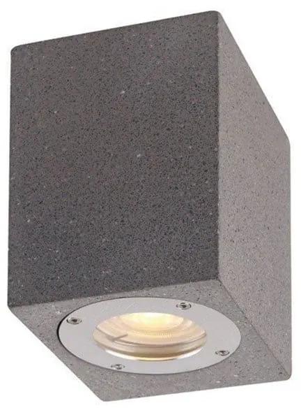 Φωτιστικό Οροφής - Τοίχου MK0531SB IP65 GU10 Black Aca Decor