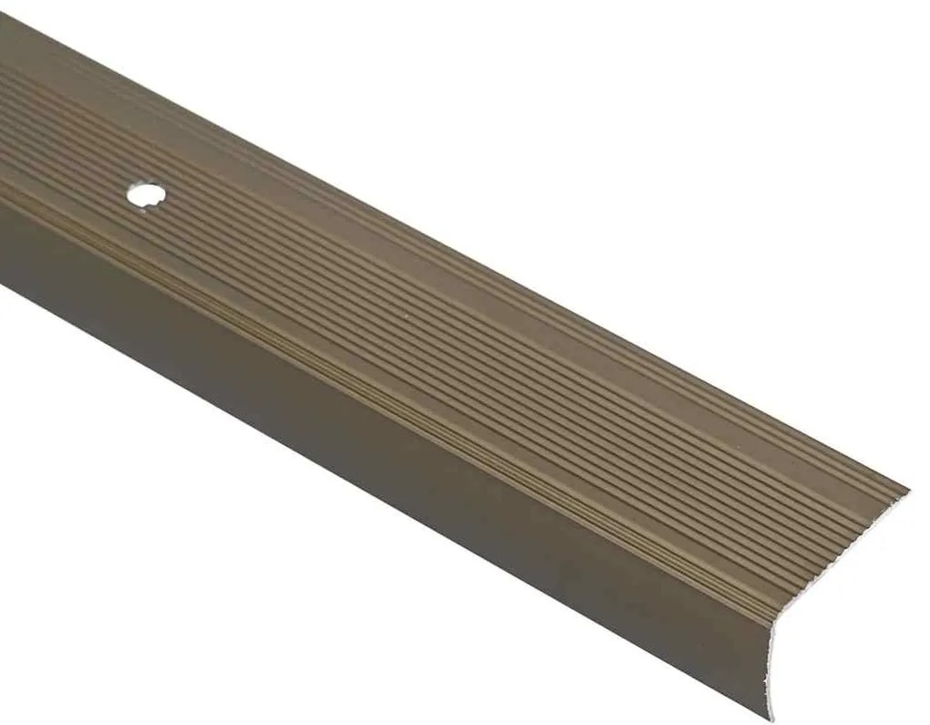 vidaXL Προστατευτικά ακμών σκάλας 30 pcs Καφέ 67 cm Αλουμίνιο