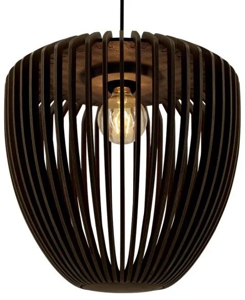 Καπέλο Φωτιστικού 1xE27 Δρυς Φ38cm Clava Wood Umage-2243-Καφέ 2243