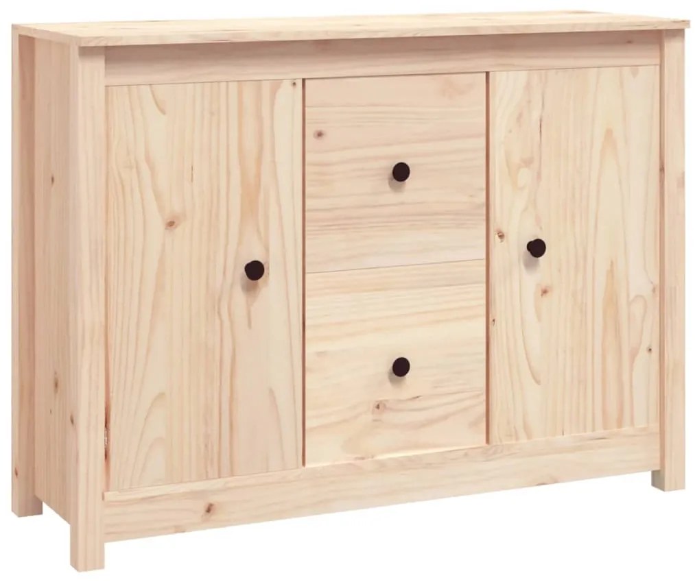 vidaXL Ντουλάπι 100 x 35 x 74 εκ. από Μασίφ Ξύλο Πεύκου