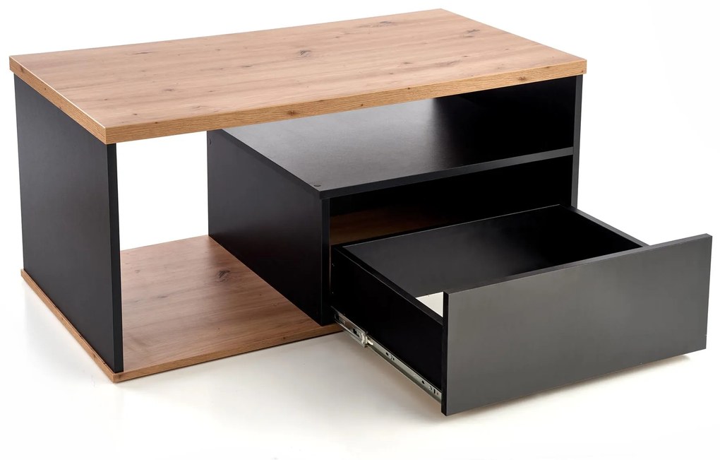 PANTERA c. table, color: wotan oak/black DIOMMI V-PL-PANTERA-WOTAN/CZARNY