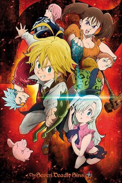 Αφίσα The Seven Deadly Sins - Characters