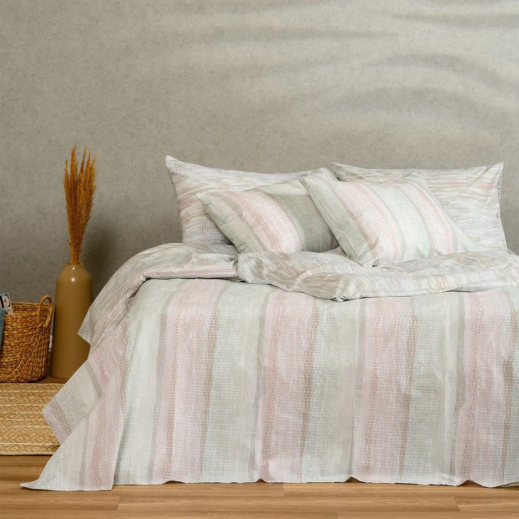 Παπλωματοθήκη Μονή (165x245) 2 Όψεων Melinen Casual Line Fuji Pastel