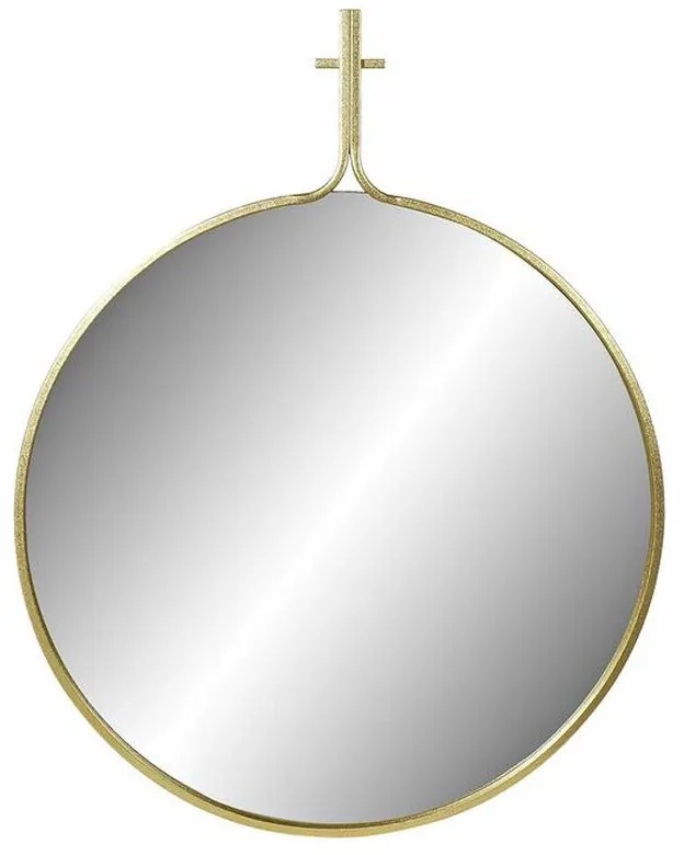 Τοίχο καθρέφτη DKD Home Decor Χρυσό 72 x 2 x 91,5 cm