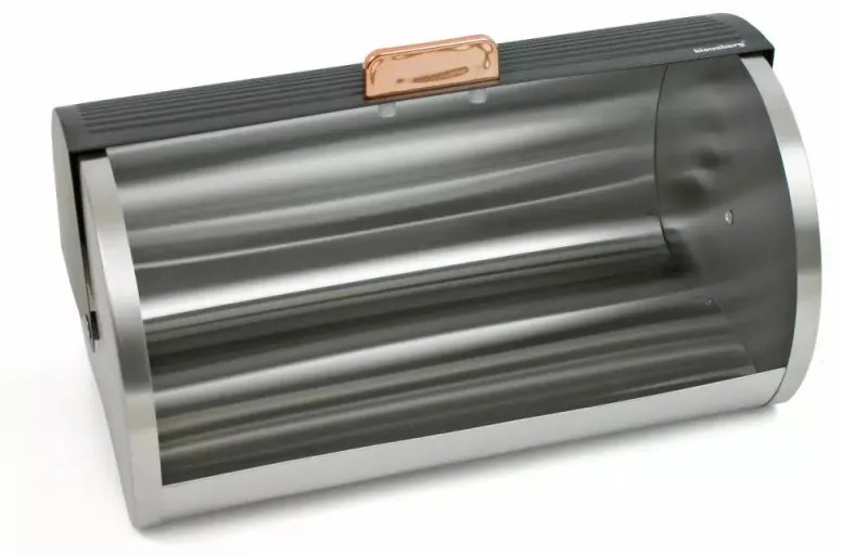 Ψωμιέρα Klausberg KB 7269, 39 cm, Τα δακτυλικά αποτυπώματα δεν είναι ορατά σε τέτοιο υλικό, Μεταλλικό, Μαύρο / ασημί