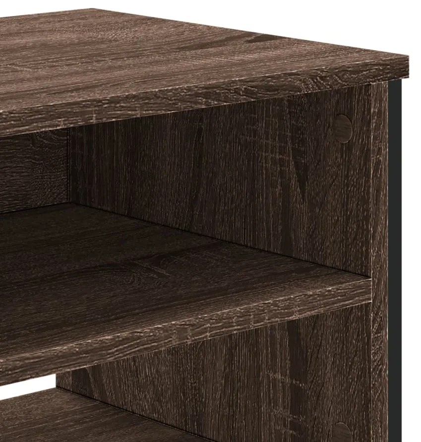 vidaXL Έπιπλο Τηλεόρασης Καφέ Δρυς 180x34x41 εκ. Επεξ. Ξύλο