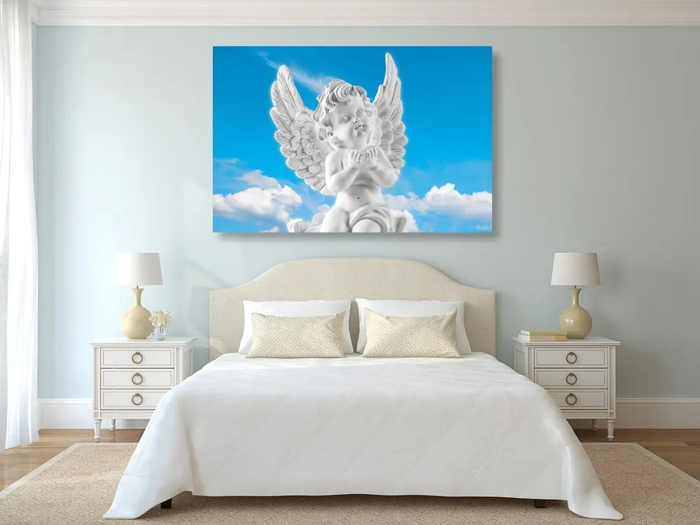 Εικόνα φροντίδας άγγελου στον ουρανό