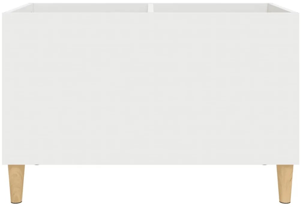 vidaXL Έπιπλο Δίσκων Λευκό 74,5 x 38 x 48 εκ. από Επεξεργασμένο Ξύλο