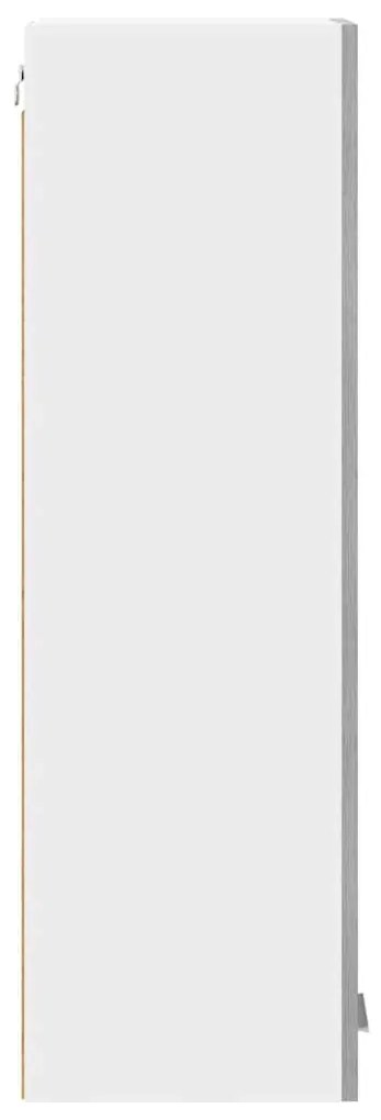 vidaXL Κρεμαστό ντουλάπι με αποθήκευση Γκρίζο Σονομα 30 x 31 x 100 εκ.