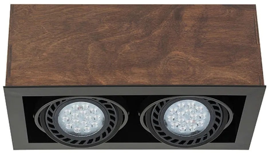 Φωτιστικό Οροφής - Σποτ Box 7650 2xGU10 15W Antique Nowodvorski Metal,Wood