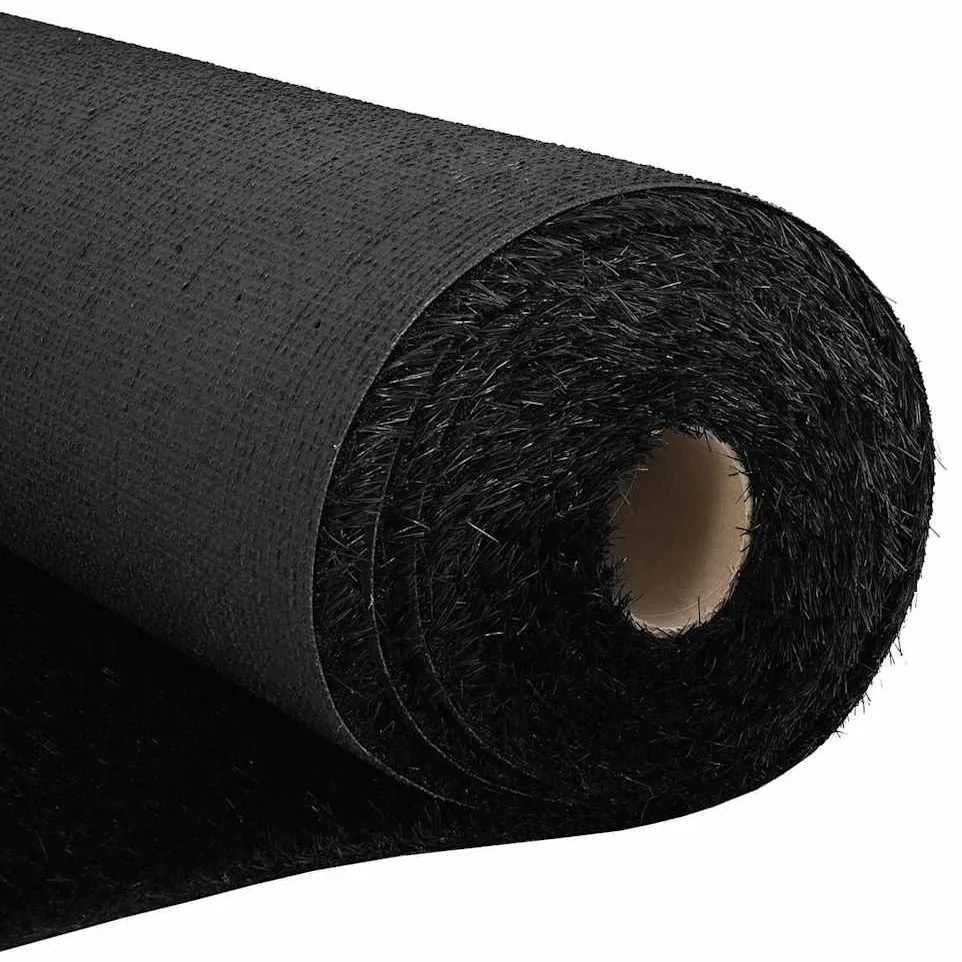 vidaXL Ψεύτικο Χόρτο Μαύρο 1x10μ/30mm
