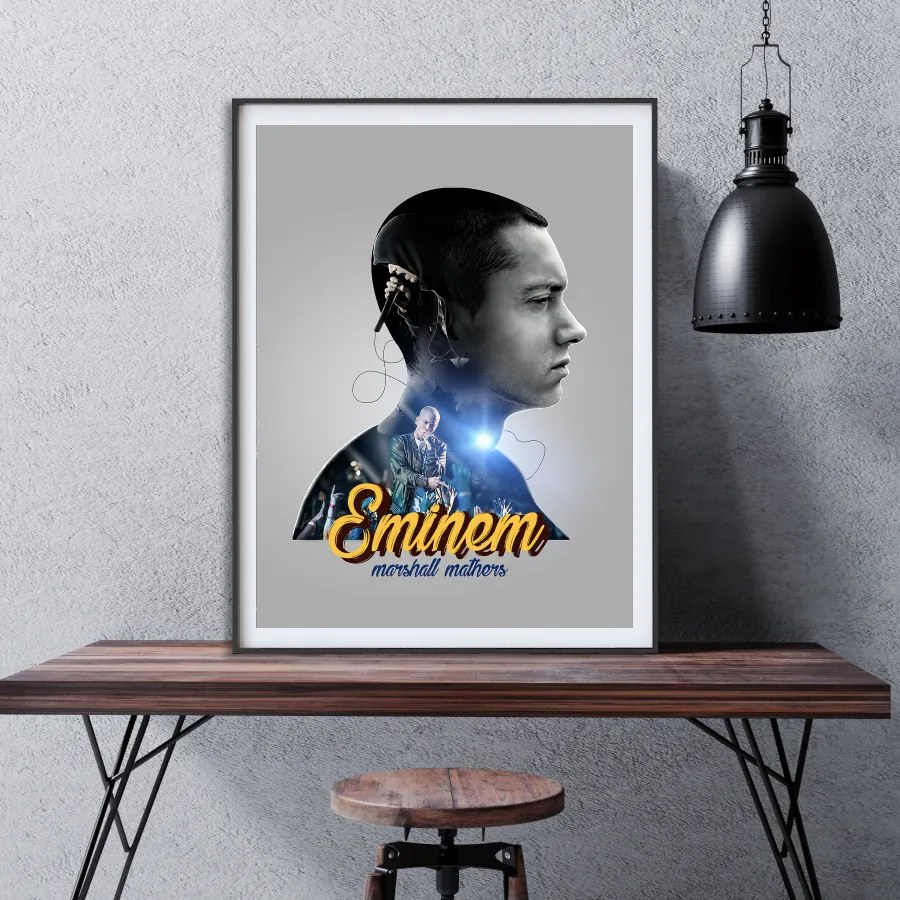 Πόστερ &amp; Κάδρο Eminem MS049 30x40cm Εκτύπωση Πόστερ (χωρίς κάδρο)