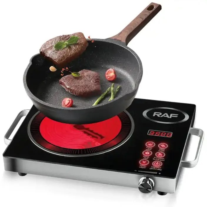 RAF Επιτραπέζια Εστία Κεραμική Μονή 3500W R.8003 - Infrared Cooker