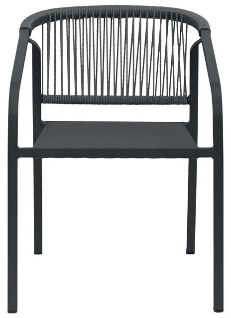 Καρέκλα Tangier Fylliana Γκρί 57x61x75 εκ. 57x61x75 εκ.