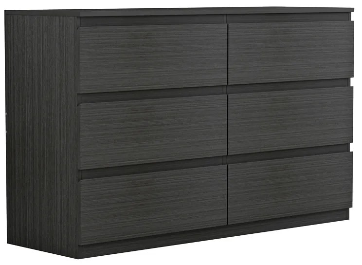 Συρταριέρα Cindy  6 συρταριών wenge 120x40x75εκ Model: 230-000024