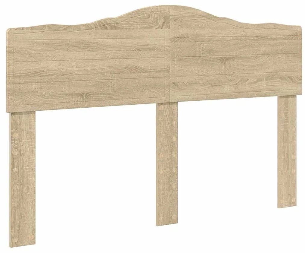 vidaXL Κεφαλάρι με κεφαλάρι Δρύς Sonoma 150 cm Επεξεργασμένο ξύλο