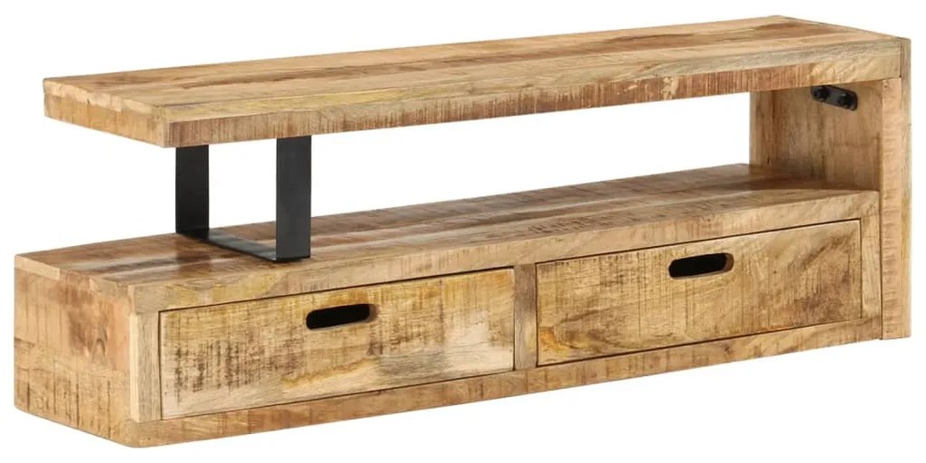 vidaXL Βάση Τηλεόρασης (118-200) x 30x40 εκ. από Μασίφ Ξύλο Μάνγκο